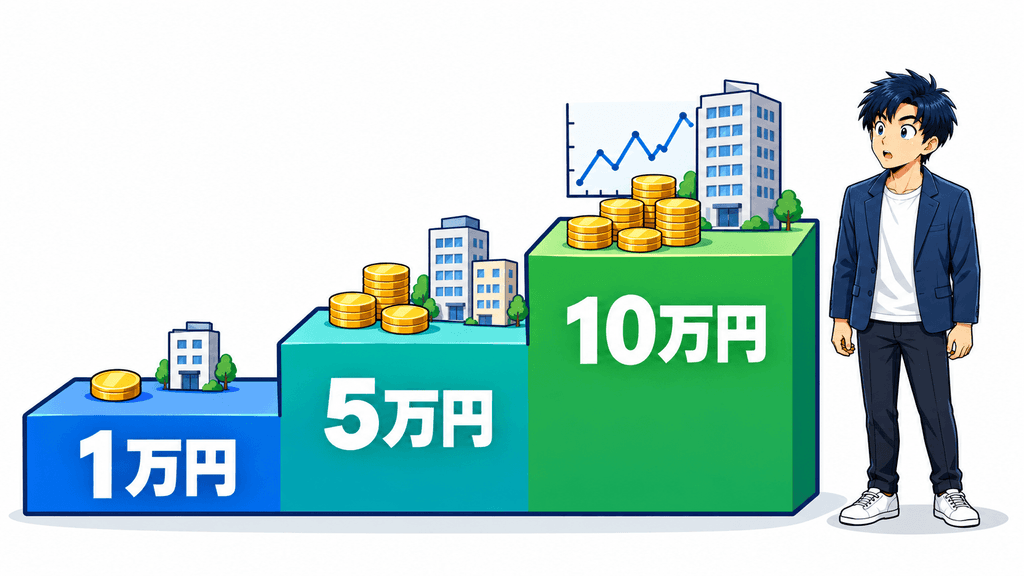 1万円・5万円・10万円の予算別に見る少額不動産投資の始め方