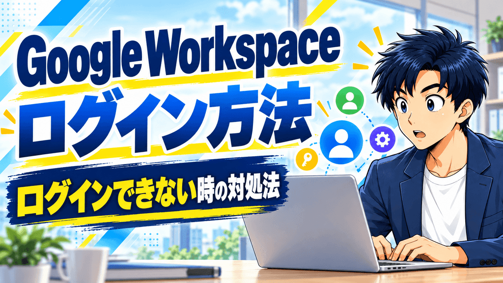 Google Workspaceのログイン方法とログインできない時の対処法を解説