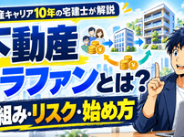 不動産クラウドファンディングのお金の流れ（出資→運用→分配）