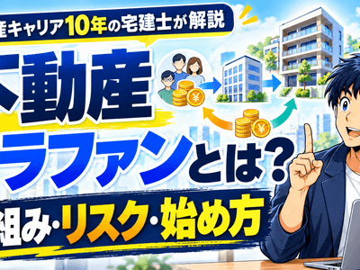 不動産クラウドファンディングのお金の流れ（出資→運用→分配）