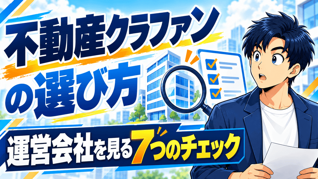 不動産クラウドファンディングの選び方と運営会社を見極める7つのチェック